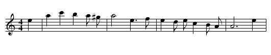 The Kindly Shepherd - staff notation