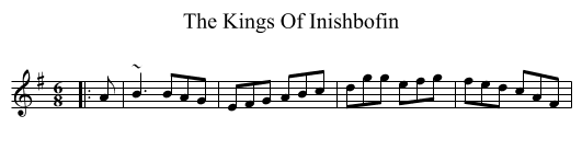 The Kings Of Inishbofin - staff notation