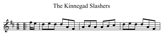 The Kinnegad Slashers - staff notation