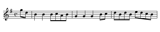 THE KIRKGATE HORNPIPE -- Second Version - staff notation