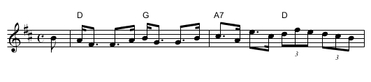 The Kirrie Kebbuck - staff notation