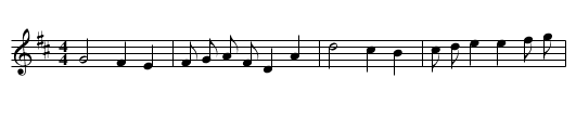 The Knott - staff notation