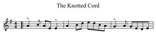 The Knotted Cord - staff notation