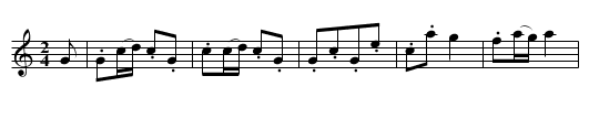 The Ladeys Man - staff notation