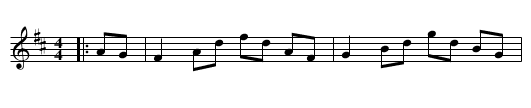 The Ladies' Hornpipe - staff notation