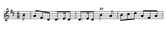 The Lads of Dunce - staff notation