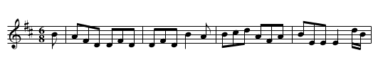The Lads of Dunse - staff notation