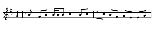 The Lads of Foss - staff notation
