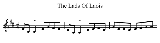 The Lads Of Laois - staff notation