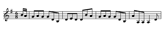 The Lads of Tarland - staff notation