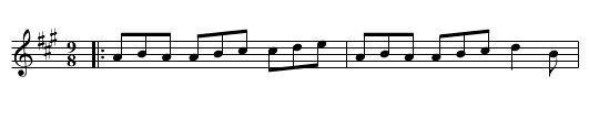 the Lads of Wicklow - staff notation