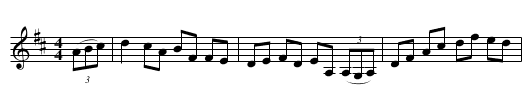 The Lady behind the Boat - staff notation