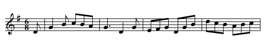 The Lady Helen's Jig - staff notation