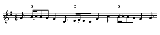The Lady Of The Lake - staff notation