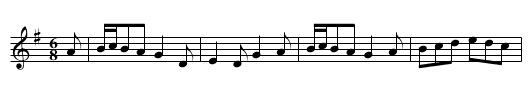The Lady of the Lake - staff notation