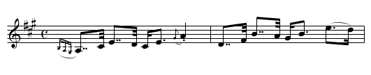 The Laird o' Bemersyde - staff notation