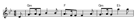 the Laird o' Cockpen - staff notation