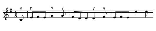 The LAIRD O' COCKPEN - staff notation