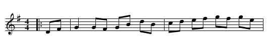 The Lakeside Road - staff notation