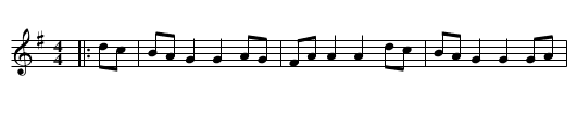 The Landlady of Inver Inn - staff notation