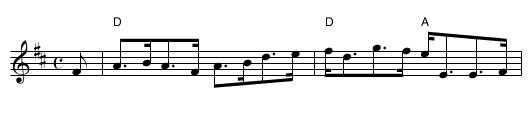 The Lang Whang - staff notation