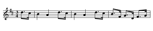 The Lanky Long Legs Mazurka - staff notation