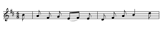 The Lark in the Morn - staff notation