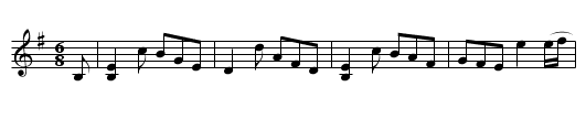 The Lark in the Morning (1st Setting) (jig) 1019 - staff notation