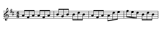 The Lark in the Morning - staff notation