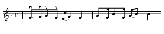 The LASS O' CORRIE MILL - staff notation