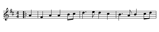 The Lass o' Gowrie - staff notation
