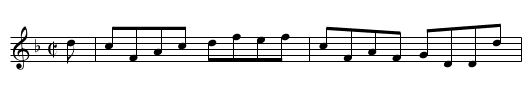 the Lass of Ballantrae.   a Reel. - staff notation