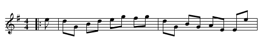 The Lass of Ballantrae - staff notation