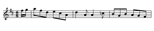 The Lasses of Dunse - staff notation