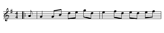 The Lassie wi' the Yellow Coatie - staff notation
