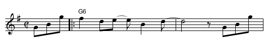 The Last One - staff notation