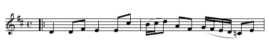 the Last pint Ale - staff notation