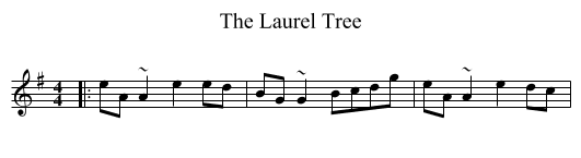 The Laurel Tree - staff notation