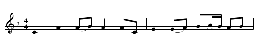 The Lawyer's Wife - staff notation