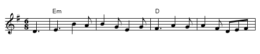The Leaking Bagpipe - staff notation