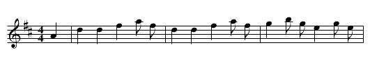 The Leamington Dance - staff notation