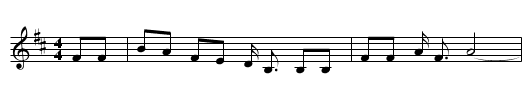 The Lean and Unwashed Tiffy - staff notation