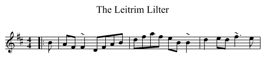 The Leitrim Lilter - staff notation