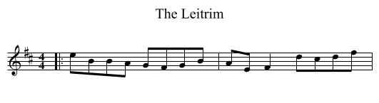 The Leitrim - staff notation