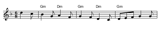 the Leprechaun   [Gm] - staff notation