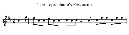 The Leprechaun's Favourite - staff notation