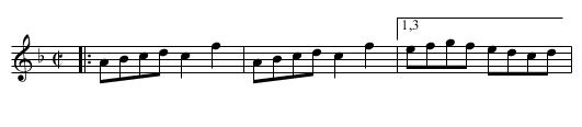The LIFE BOAT - staff notation