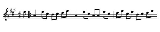 The Lifting of the Linnen - staff notation