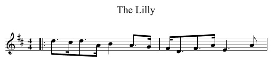 The Lilly - staff notation