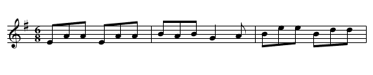 The Lilting Banshee - staff notation